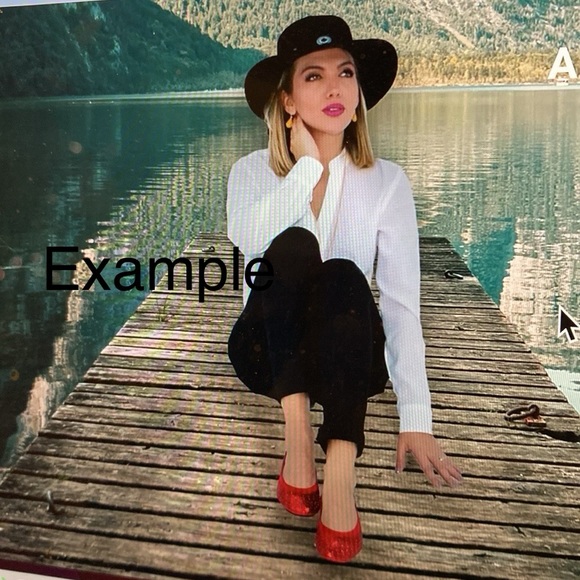 Fit In Clouds All Purpose Foldable Black Patent Flats w Matching Tote NWT - Picture 5 of 8